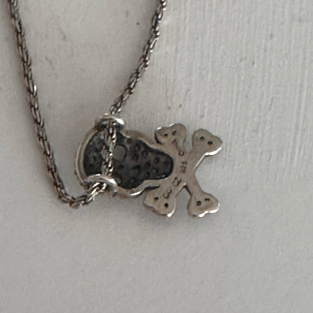 Skull necklace 925 cubic zirconia - Picture 8 of 10
